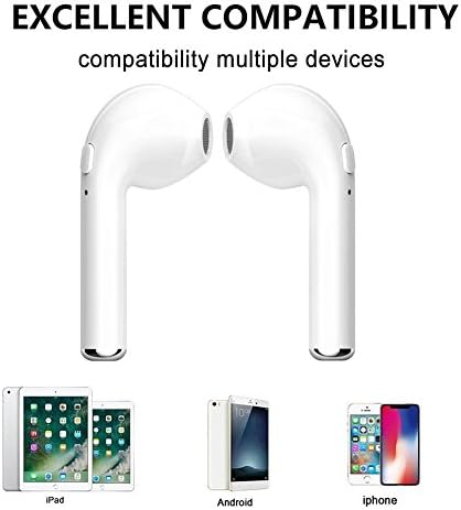 Wireless Ear Pods Bluetooth Earbuds Headphones Stereo TWS In-Ear Earpieces Earphones for iPhone X 7 8 Plus Samsung Galaxy S7 S8 S9 LG HTC IOS Android with Charging Case
