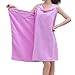 Bath Towels Wrap, KCASA Microfibre Wearable Bath Towel Cover Up- Strong Water Absorption, Dry Quickly,Super Soft for Gym Sports, Camping, Travel
