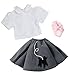 Sophia's Fits American Girl Dolls, 18 Inch Doll Clothes Poodle Skirt 3 Pc. Outfit of Scarf, Poodle Skirt & Blouse