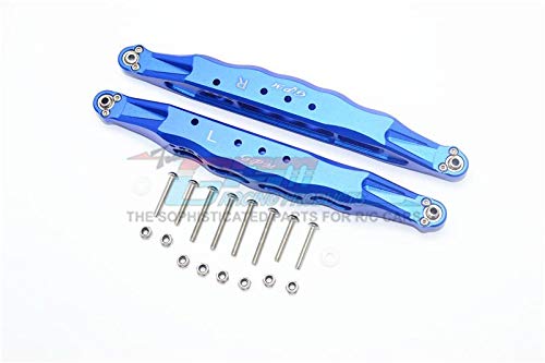 1:10 Baja Rey/Rock Rey/Hammer Rey U4 Upgrade Parts Aluminum Rear Lower Trailing Arms - 1Pr Set Blue