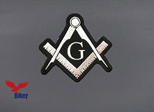 Black Masonic Logo Patch