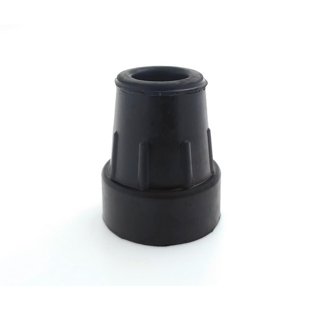 Qty: 4x 18/19mm 3/4" Rubber Ferrules For Walking Sticks - Black - By Lifeswonderful®