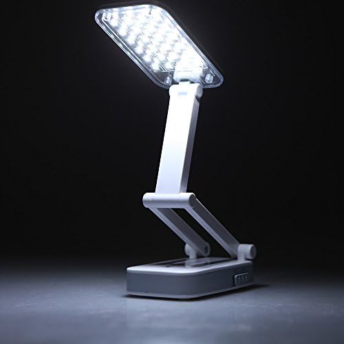Compact Portable Foldable 500LM PVC LED Desk Lamps Light Rechargeable Touch Switch for Study Reading Soft Natural Light