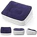 Travel Foot Rest Pillow - Leg Up Footrest for Travel Office & Home Leg Up Footrest Recliner Relax Cushion, Blue
