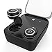 PunkBuds True Wireless Earbuds, Mini Bluetooth Headphones W/Charging Case & Built-In Noise Cancelling Mic for iPhone and Android|Great for Running & Sport|Small, Discreet & Secure[Black]