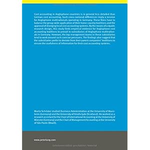 Cost Accounting in Anglophone Subsidiaries: Empirical Evidence from Germany (Münsteraner Schriften zur Internationalen Unternehmensrechnung)