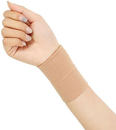 Spotbrace Medical Wrist Support Brace, Breathable Elastic Thin Wrist Wrap, Pain Relief Compression Sleeve for Unisex Wrist Swelling, Soreness, Carpal Tunnel and Sprained-1 Pair