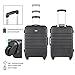 Travel Suitcase Spinner Luggage sets Hardshell Lockable 3 Piece Set(20