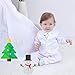 Booulfi Baby Boy Outfits Christening Photoshoot Outfit Tuxedo for Boys Baptism Gifts Clothing Sets with White Shirt Pants Vest Shoes Hat, 6-9 Months
