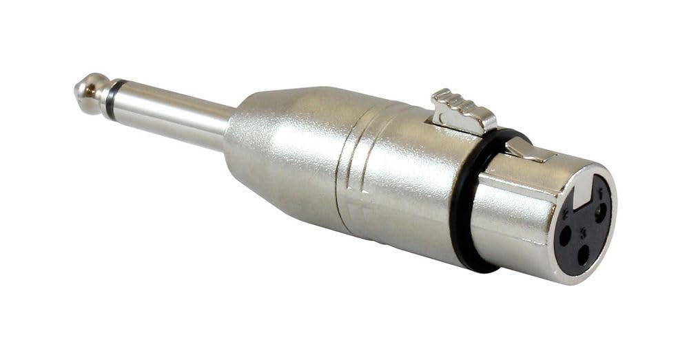 Audibax ADP3 Mono Jack to XLR Female Adapter