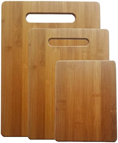 Superior Chef Simply Bamboo 3 Piece Cutting Board Set by Peppermate