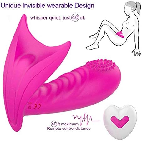 CEERR Advanced Wireless Remote Control Vibration, Magic Wand Toy, Wearable USB Rechargeable Adult Waterproof Toy, Couple Gift, 7 Frequency Vibration, Personal Health Massage
