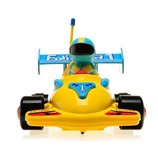 Team R/C? Cartoon R/C Formula Race Car Radio Control Toy for Toddlers (Yellow) - Image 3