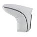 Big Teeth Classic Golf Blade Putter Cover Headcover Mid Mallet Club Protector Magnetic Bar Closure for Scotty Cameron Taylormade Odyssey (White)