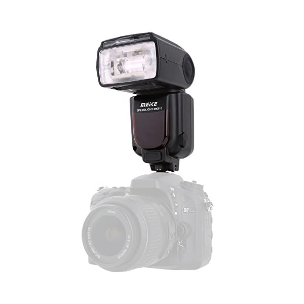 Meike TTL Flash MK 910 Nikon, Schwarz – Bild 8