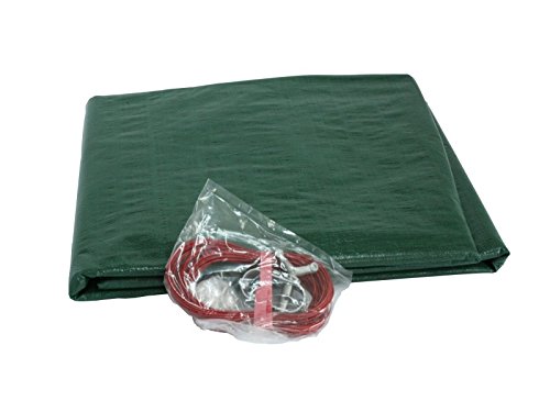 Winterabdeckplane Rundbecken aus PEB mit Spannschloss und Spannschnur – Bild 3