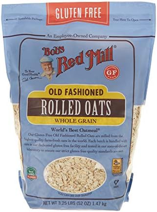 Bob's Red Mill Gluten Free Old Fashion Rolled Oats, 52 Ounce