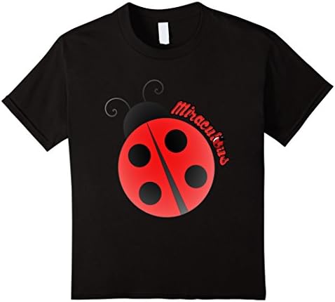 Kids Miracle Ladybug T-shirt 12 Black