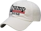 Make America Great Again - Donald Trump 2016 Campaign Cap Hat (005) White
