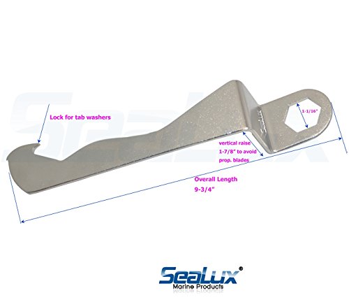 SeaLux-Marine-Stainless-Steel-Propeller-Wrench-and-lock-for-tab-washers-fit-for-1-116-Hex-prop-Nut SeaLux-Marine-Stainless-Steel-Propeller-Wrench-and-lock-for-tab-washers-fit-for-1-116-Hex-prop-Nut