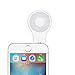 Efanr Portable Mini 8 LED Dimmable Selfie Light Cellphone Camera Flash Fill-in Light Pocket Spotlight Photo Video Light Lamp for iPhone Samsung HTC Nokia iPad Other Smartphones Tablets (White)