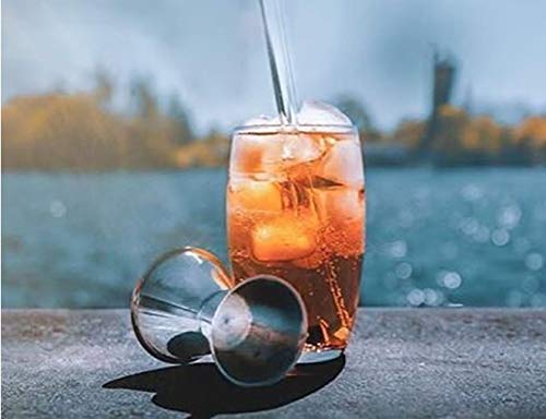 Glas Strohhalme 20cm, 10 Stück - Wiederverwendbare klarglas Trinkhalme aus Spezialglas, Nachhaltig: plastikfreie… – Bild 7