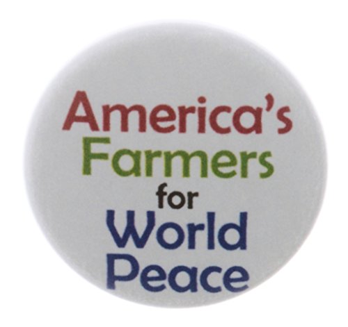 A&T Designs QTY 5 America's Farmers for World Peace 2.25" Keychains People Love