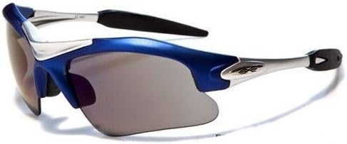 Sunglasses Half Frame Men Around Glasses #Blue