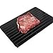 【Standard Size】 Rapid Thaw Defroster Tray - Belpink Fast Meat desfroting Plate | Quick Magical defroster Trays Miracle defrost Board for Frozen Foods - 100% Natural and Safe