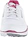 adidas Women's Adizero Sport II Golf Shoe,Running White/Metallic Silver/Bahia Magenta,9.5 M US