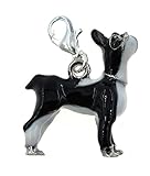 Best Wing Jewelry Clip-onBoston Terrier/Dog Dangle Big Charm Pendant