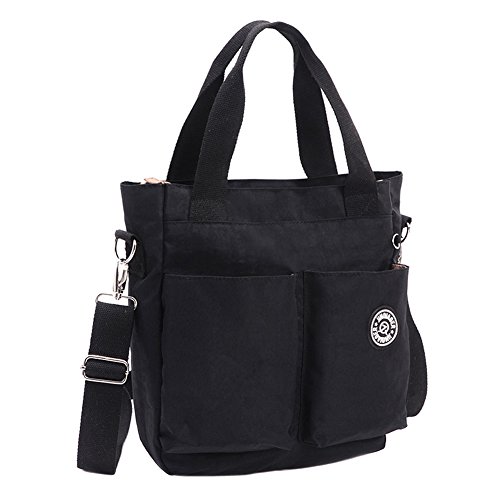 EasyHui Womens Nylon Crossbody Shoulder Bag Messenger Bag Handbags Waterproof Tote Bag Large Travel Mommy Bag - Thumbnail 4