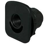Jobe Valves 3/4" FNPTx3/4 FGHT Tank Fitting, Black