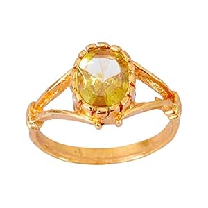 Handicraft Kottage Gold Plated Ring for Women (Golden) (AGRING-014)