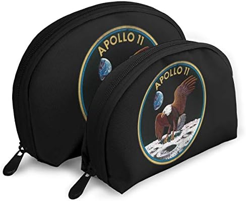 Apollo 11 Mission Women's Handbag Shell Makeup Pouch Storage Bag Toiletry Organizer