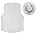 Zicac Men's Top Designed Casual Slim Fit Skinny Dress Vest Waistcoat (XXL,White)