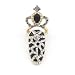 So Beauty Hot Newest Coming Fashion Single Nail Ring Mixed Metal Black Rhinestone Popular Finger Designs