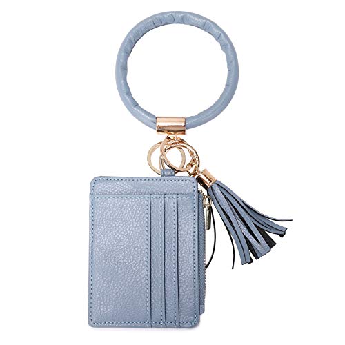 ring keychain with wallet