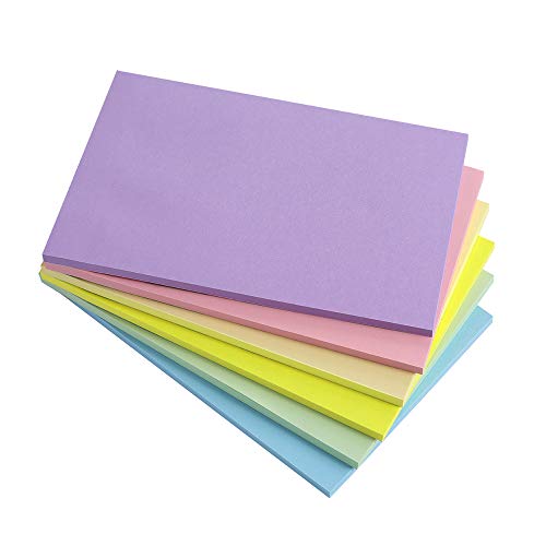 Sticky Notes 4X6 in Pastel Post Stickies It Super