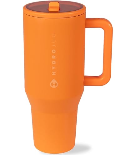 Bouteille D'Eau HydroJug Traveler 1200 Ml - Isotherme, Paille à Rabat, Compatible Porte-gobelet