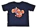 Pixar Finding Nemo Toddlers Navy Boys T-Shirt Orange Clown Fish Disney Print