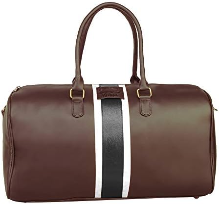 KIFAARU Synthetic 30 Ltr Brown Travel Duffle