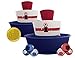 BULZiBUCKET Special Edition (Red, White & Blue) - Next Generation Cornhole - Hacky Sack/Bean Bag Game - Land and Pool. Ultimate Event Game
