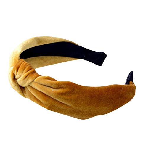 image for Appoi Headband Headwrap Women's Headband Criss Cross Solid Color Cute 