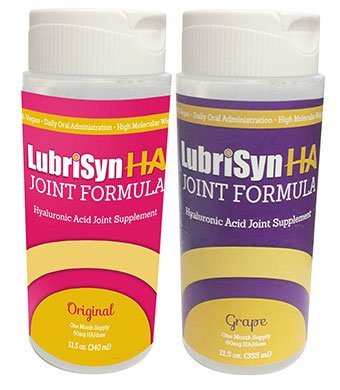 Lubrisyn HA (Human) Hyaluronan Joint Supplement Grape 3 x 11.5 oz by Lubrisyn