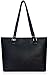Clearance Sale -Womens Black Brown leather Canvas Handbag Shoulder Crossbody Bag