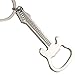 Beer Bottle Guitar Opener Keychain Creative Kitchen Accessories Key Ring Openers