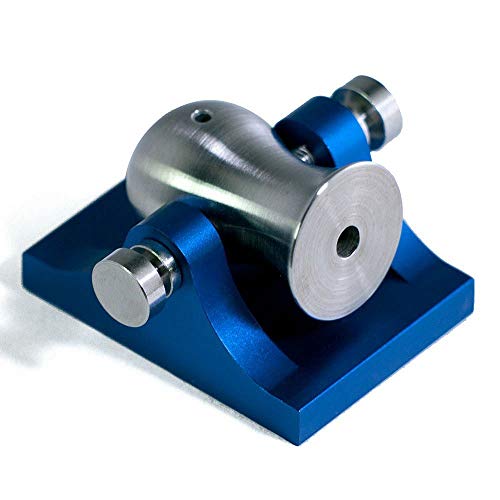 BattleFBA Mini Desktop Cannon Pocket Artillery - Blue w/ Stainless Hardware