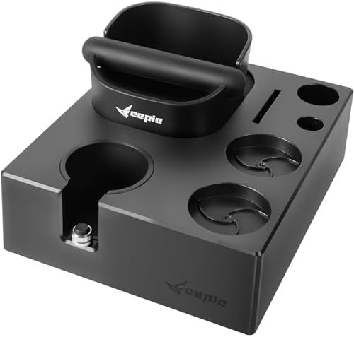 Knock Box Espresso 4 In 1 - Con Tamper E Porta Polvere, Per Macchine 54/58mm - Foto 6