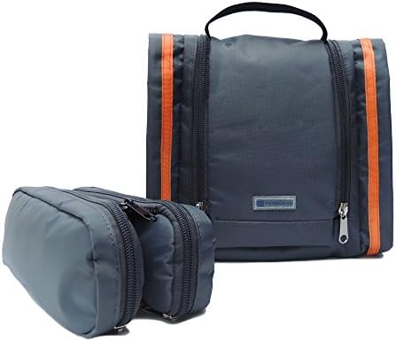 TRAGBARS 3 in 1 Toiletry Bag DETACHABLE for Men &amp; Women toiletry TRAVEL bag WATERPROOF cosmetic bag c/w HOOK for HANGING toiletry bag DELICATE nylon bag. Perfect gift for the holiday season.